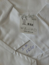 Plášť pracovní bílý bavlněný - 4