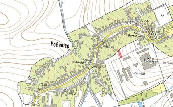 Pozemek, bydlení, prodej, Počenice, Počenice-Tetětice, Kromě - 4