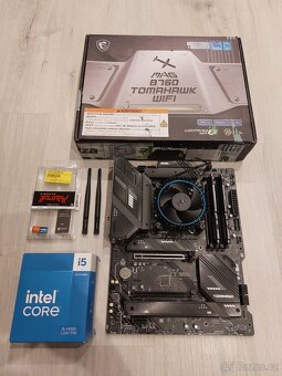 MSI B760 WIFI DDR5,i5 14500,16GB DDR5 HYPERX FURY 5600Mhz - 4