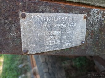Prodám vlečku za traktor zn. Vihorlat PV2,5 - 4