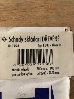 Půdní výlez - schody - 4