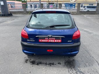 PEUGEOT 206 1.4i 55 KW 1Majitel ČR 2001 - 4