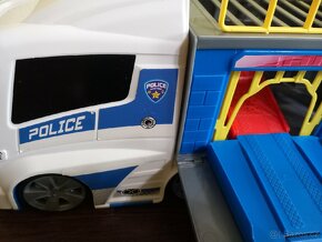 Auto/garáž policie,skluzavka,výtah,zvuk,skládací. - 4