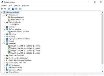 Levný PC- I3-4330, 8GB RAM, 240GB SSD, GTX1050, WIN10 - 4