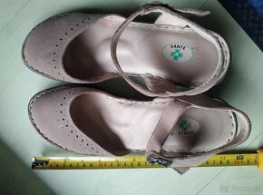 Dámské letní lodičky / střevíce Santé 42, kožené - 4