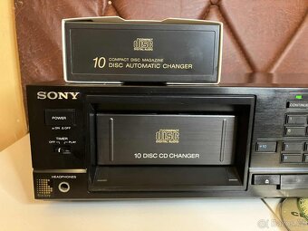 SONY CDP-C10 přehrávač na 10 CD Japan 1986 - 4