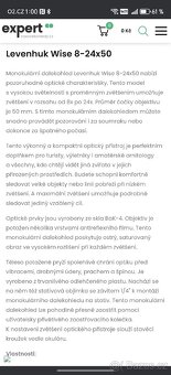 Monikular dalekohled Lavenhuk monocular wise 8-24 - 4