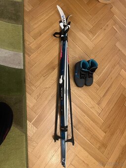 Dětské běžky 130 cm - set hůlky a boty - 4