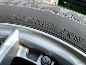 4x alu kola 5x112 "16" + letní pneu 225/55 R16 - 4