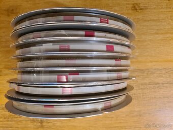 7 x ALU cívka UHER 18cm s páskou MAXELL v archivní krabici - 4
