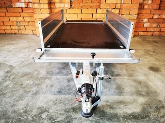 přívěsný vozík sklopný 2040 x 1210 x 400 mm1300kg - 4