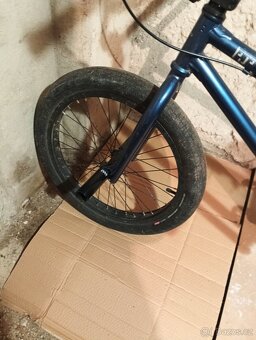 Prodám bmx kolo modré - 4