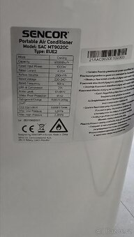 Mobilní klimatizace sencor SAC MT9020 C. Téměř nepoužitá - 4