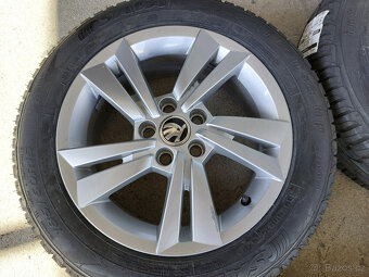 Originál alu kola 15" na Škoda Fabia III. letní nové pneu - 4