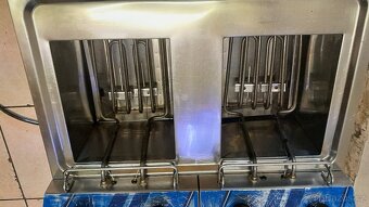 Elektrická fritéza GLT na 2x 8 l oleje (2x 230V, 2x 3 kw - 4