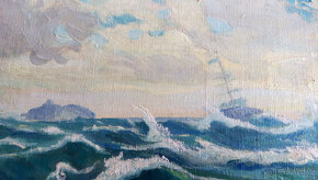 Obraz - Franta Malý - Moře po bouři - 4