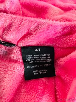 Dětská dívčí zimní bunda Snozu velikost 4roky (cca 104-110) - 4