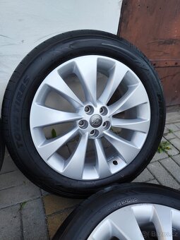 ALU 5x105 r18 OPEL + LETNÍ PNEU - PĚKNÁ SADA - 4