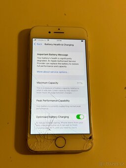 iPhone 8 64gb Silver, 77% batarie, Rozbito sklo - 4