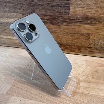 iPhone 15 Pro 128GB, šedý, 100% baterie (rok záruka) - 4