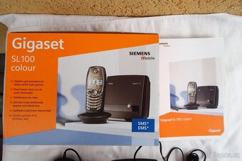 Bezdrátový telefon Siemens mobile gigaset SL 100 Colour - 4