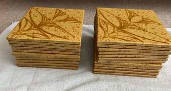 Retro dlaždice, nepoužité, 20 x 20 cm, 23 ks, r. 1980 - 4