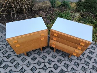 Retro noční stolky František Mezulánik - 70. léta - 4