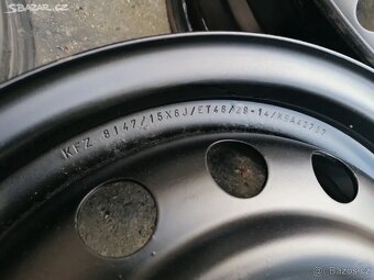 Plechové disky 15" 5X114,3 ET46-47-48 Kia Hyundai - 4