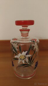 Starožitná sklenice/karafa na likéry - 4