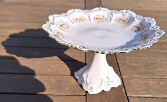 Růžový porcelán - nástolec - 4