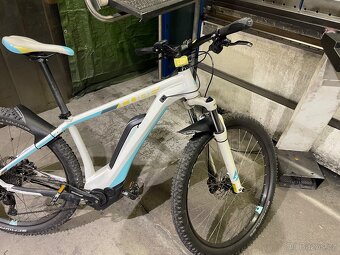 2018 Cube Access Pro 400 Womens Hybrid Bike White/Blue - 4