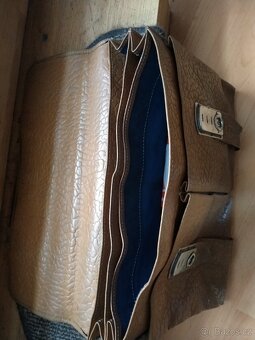 Staré kožene tašky , aktovky - 4