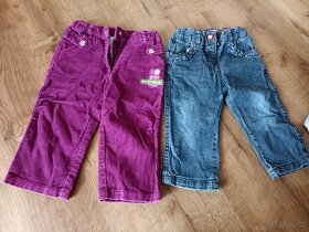 Dívčí kalhoty a džíny,vel.80-92 - 4