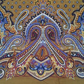 Vlněný šátek s paisley vzorem - nový - 4