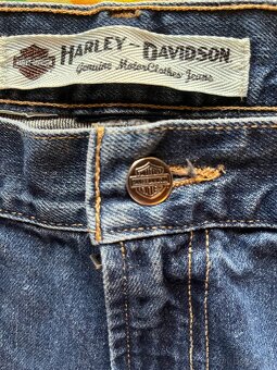 Pánské tmavě modré džíny Harley-Davidson XL - 4