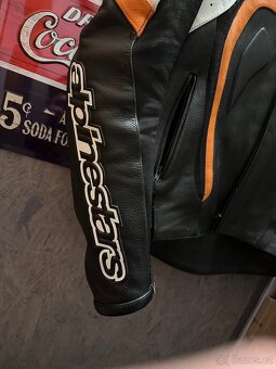 KTM Alpinestars kožená dvoudílná kombinéza bunda + kalhoty - 4