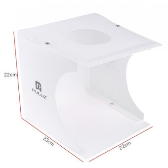 SVĚTELNÝ FOTOSTAN S LED OSVĚTLENÍM 24x23x22 CM - 4