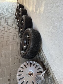 Plechové disky 5 x 112mm + zimní pneumatiky Continental - 4