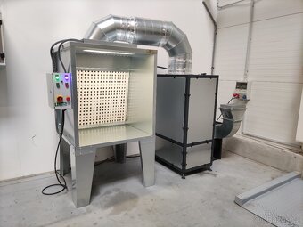 Stříkací lakovací stěna - odsávací box - 4