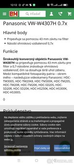 Širokouhla predsadka Panasonic - 4