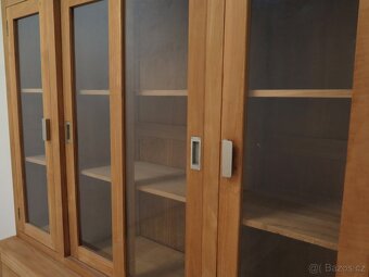 Knihovna z exotické dřeviny Teak - 4