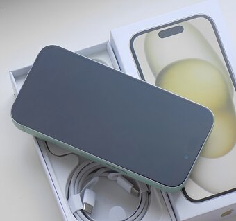 iPhone 15 Green BATERIE 100% TOP - 4