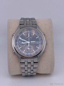 Seiko Chronograph hodinky 7T32-7C60 Speedmaster styl - 4