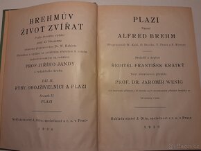 Alfred Brehm, Brehmův život zvířat I.-IV. (11 svazků) 1926 - 4