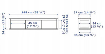 Police Ikea Hemnes černohnědá - 4