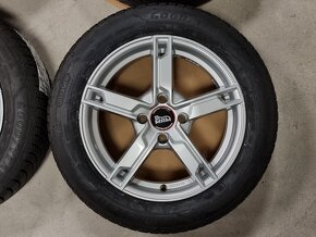 zimní alu MAM 6,5x16" 4x108 ET20 s pneu 195/60 R16 - 4