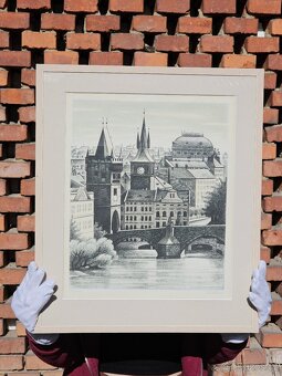 Dvě velké litografie Prahy - 4