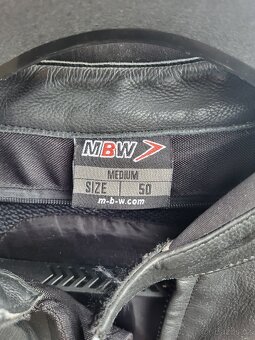 Kožená bunda na motorku MBW velikost 50 - 4