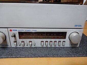 Gramofon TESLA G710A + zesilovač, tuner, 2x repro a LP - 4
