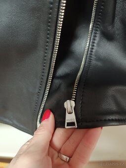 Nová kožená bunda originál Hugo Boss vel. M - 4